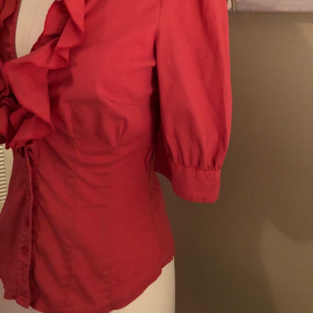 Ruffled Button Down Top. - image 2